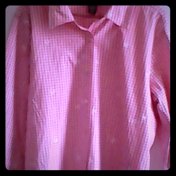 Denim&Co Tops - Denim & Co Strip  Shirt New